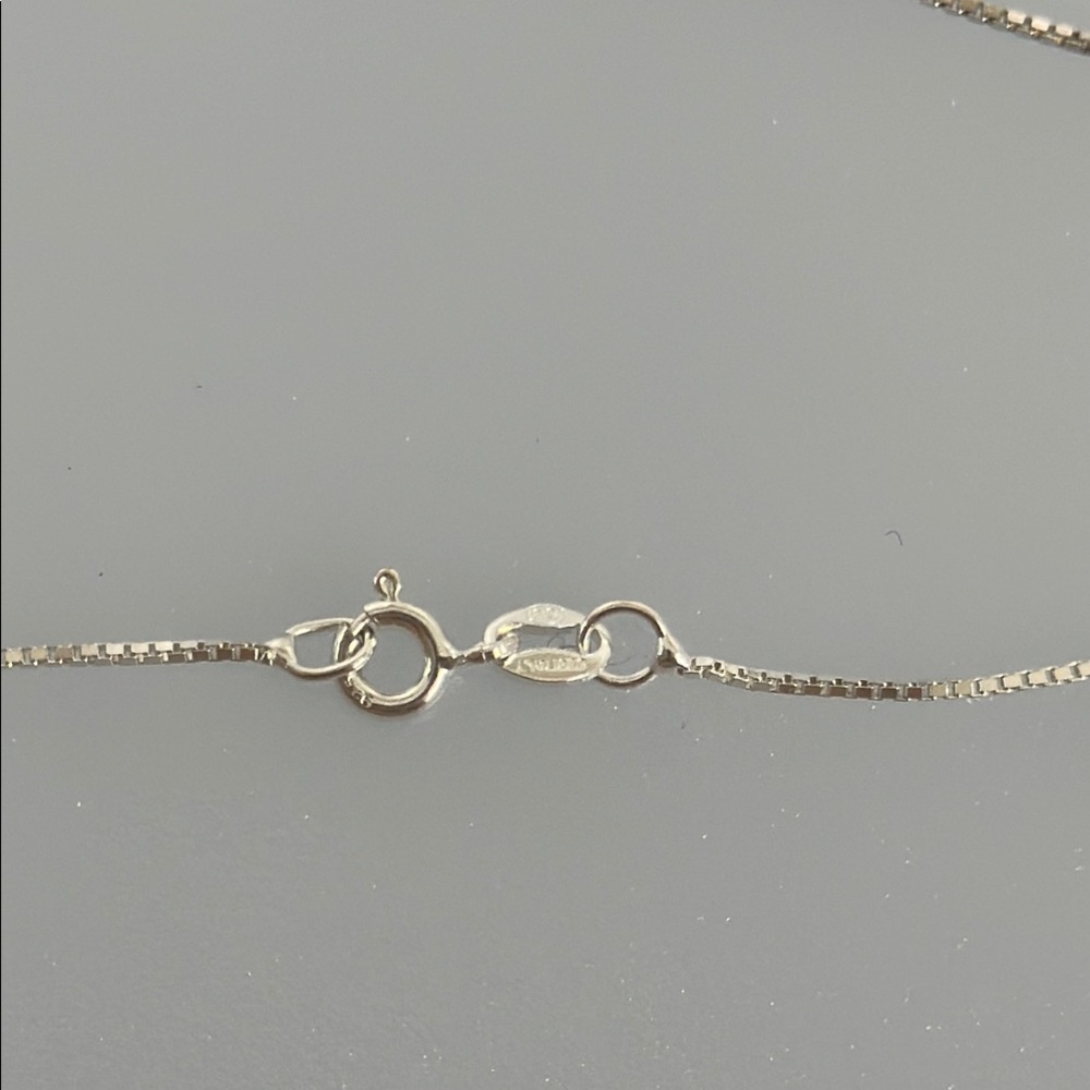 925 silver real stones Topaz amethyst citrine necklace italy - Picture 5 of 6